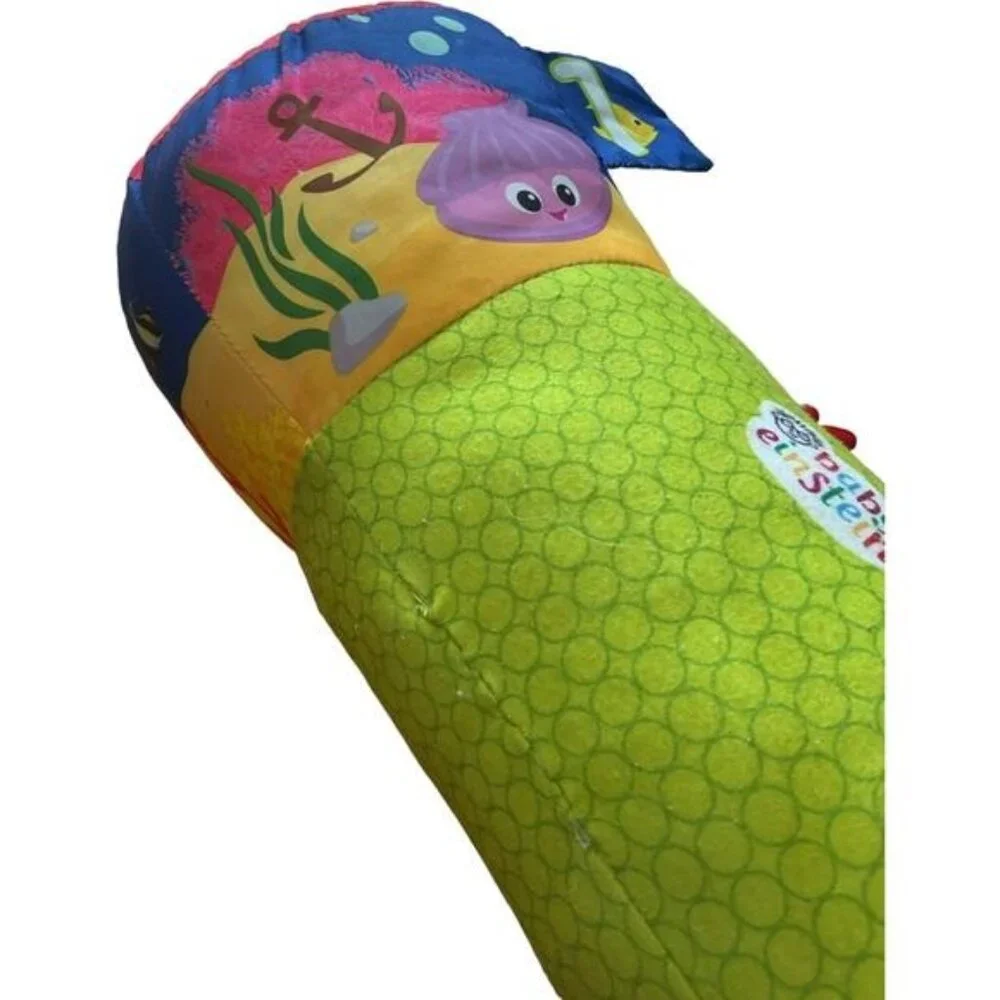 Baby Einstein Activity Pillow Crib Comfort Reed Plush Sealife Sea Life Stuffed